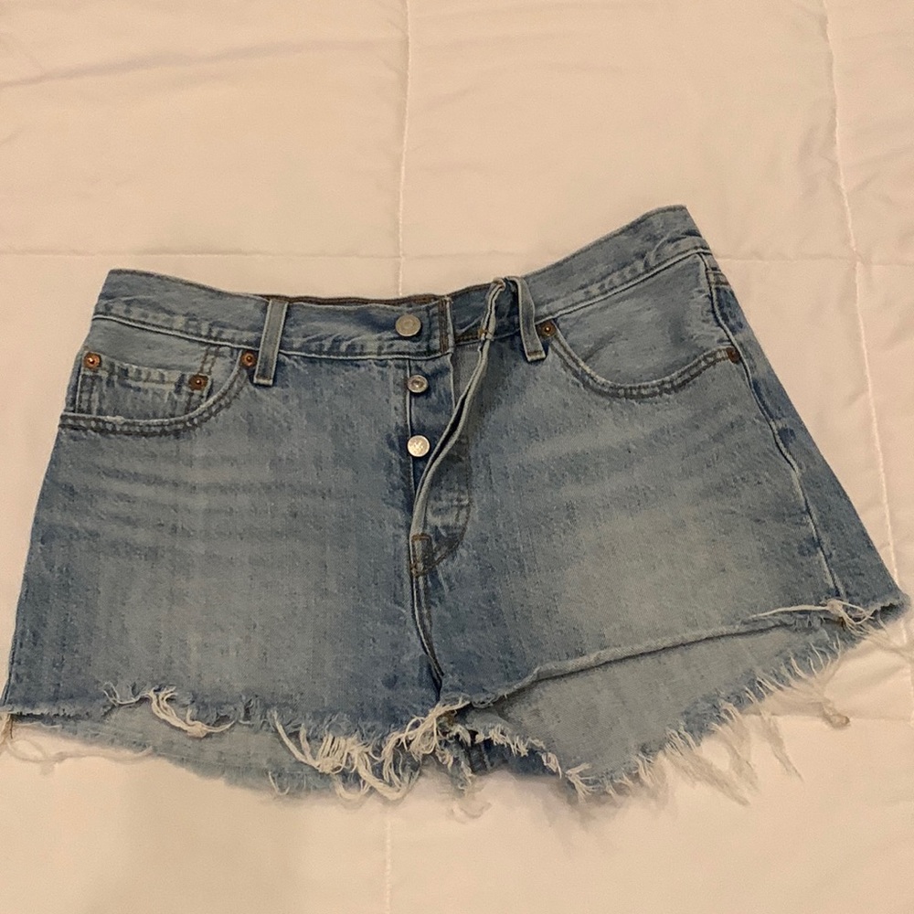 Levi’s 501 button fly denim shorts
